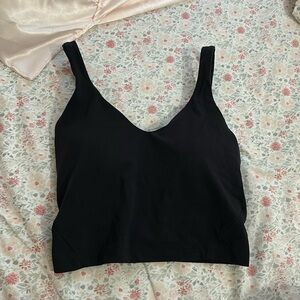 black lululemon align tank size 2